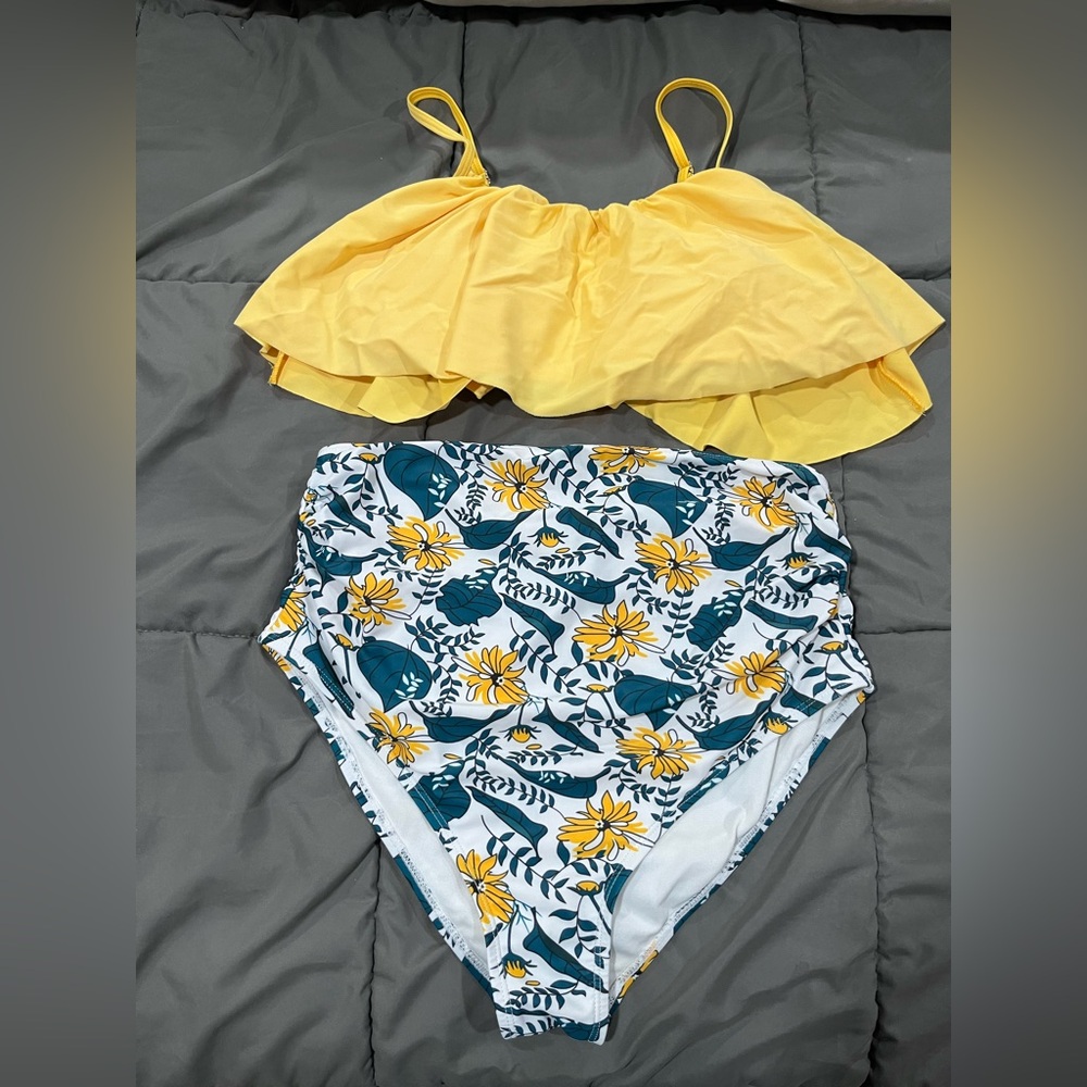 Maternity Swimsuit Two Piece Size L